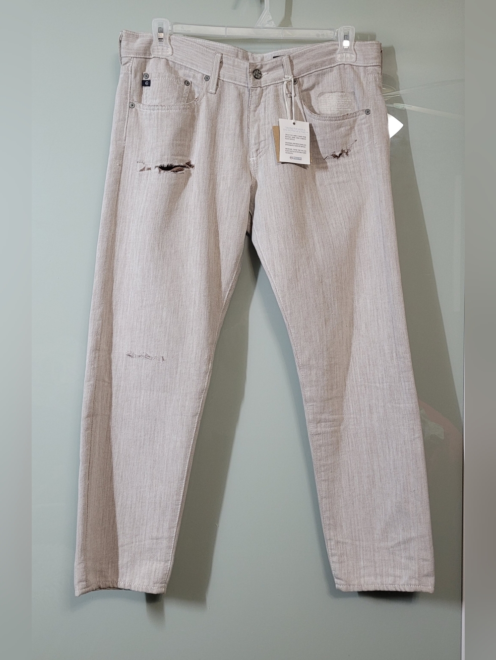 🆕️ AG Adriano Goldschmied's "The Piper Crop" Slouchy Slim Crop Jeans